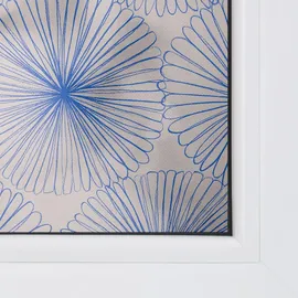 Lichtblick Fensterfolie selbstklebend, Sichtschutz, Flower wheel - Blau B/L: ca. 100x130 cm