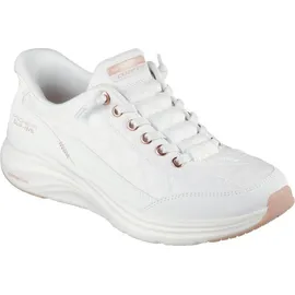 SKECHERS Contour Foam Golden Hour Damen Weiß/Roségold 37