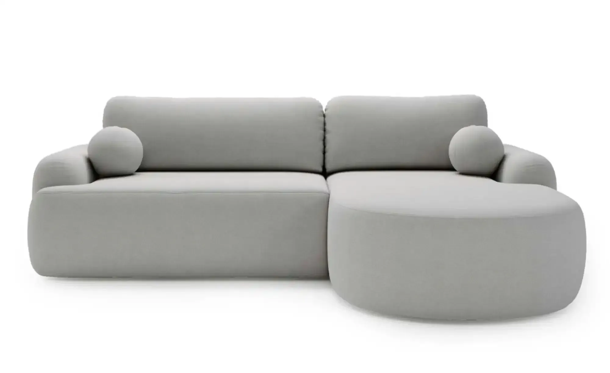 GrainGold Ecksofa  Aurio ¦ grau ¦ Maße (cm): B: 261 H: 91