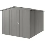 hörmann stauraumsysteme Juno Gerätehaus 2,62 x 3,10 m Graualuminium
