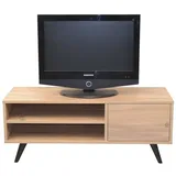 moebel-direkt-online Heike TV-Möbel 110 x 40 x 44 cm Braun Metall/Massivholz/Melamin/Holzwerkstoff