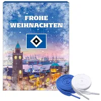 Hamburger SV HSV Premium Adventskalender mit 5,- € Gutschein Weihnachtskalender + Fan-Schnürsenkel