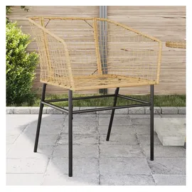 vidaXL Gartenstuhl 53 x 64 x 23 cm braun 2 St.