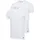adidas 2er Pack Crew Neck Shirt Active Flex Cotton Weiß XL