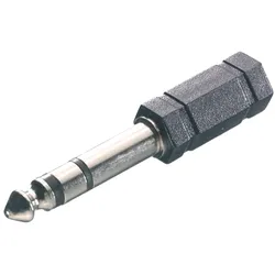 Vivanco Audio-Adapter 6,3 mm-Stecker auf 3,5 mm-Buchse