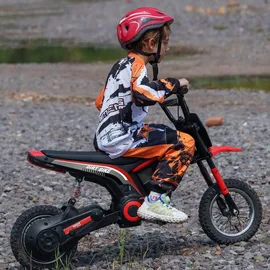 Homcom Elektromotorrad Kinder 24V 350W Rot