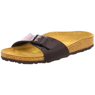 Birkenstock Madrid Birko-Flor Lack schmal schwarz lack 42