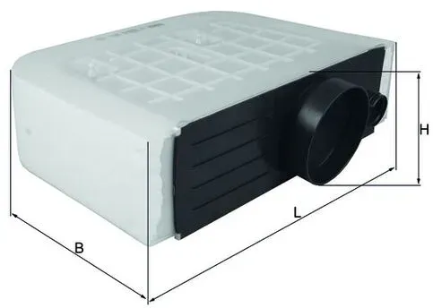 MAHLE Luftfilter lx32336 Filtereinsatz 108,5mm für CUPRA