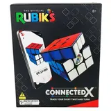 Rubik's Zauberwürfel ConnectedX, klassischer 3x3-Würfel mit Bluetooth-Funktion, Knobelaufgabe, herausforderndes Denkspiel, ab 8 Jahren