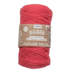 GLOREX Makramee Garn rot Bands