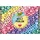 Folia Holzperlen Jumbo Pastel 1 kg Bastelperlen Ø 1-1,8 cm