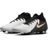 Nike Phantom Luna II Academy FG/MG Herren - weiß/schwarz/gold-45.5