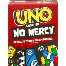 UNO Show'em No Mercy Kartenspiel für Kinder, Erwachsene, Familienabend, Partys und Reisen