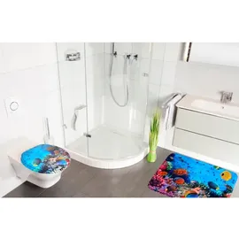 Sanilo WC Sitz Ocean, Hochwertiger und Stabiler Toilettendeckel aus Holz