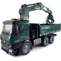 AMEWI Mercedes-Benz Arocs Lizenz Kranwagen mit Kipper RTR grün (22568)