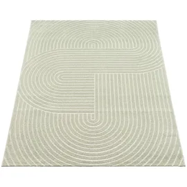 The CarPET Teppich THE CARPET "Santo Plus", grün, B:200cm H:5mm L:280cm, Polypropylen, Teppiche, Teppich, Plus moderner robuster In und Outdoor Teppich
