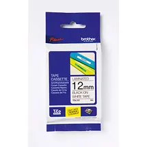 Brother Original P-touch Schriftband TZe-535 12 mm, weiß auf blau (kompatibel u.a. mit Brother P-touch PT-H100LB/R, -H105, -E100/VP, -D200/BW/VP, -D210/VP)