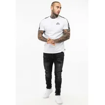 Lonsdale Brindister Weiß/Schwarz 3XL