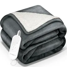 sinnlein Heizdecke mit Abschaltautomatik 200 x 180 cm Grau