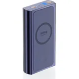 4smarts Graphene Pro UltiMag (24000 mAh, 100 W, 88.80 Wh), Powerbank, Blau