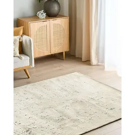 Beliani Teppich NAKUS Hellbeige 160 x 230 cm