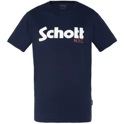 Schott T-Shirt Logo Kurzarmshirt