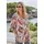 GOLDNER Kurzgröße: Verlängerte Viskosebluse mit Print in bunt / gemustert), | Gr.: 19