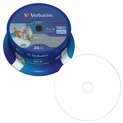 Verbatim BD-R SL bedruckbar Spindel
