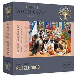 Trefl Puzzle Holz Puzzle 1000 - Hunde, 1000 Puzzleteile