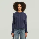 G-Star Washed Loose Knit Osaka Blue XS