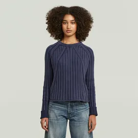 G-Star Washed Loose Knit Osaka Blue XS