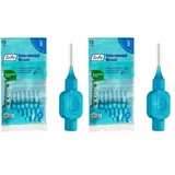TePe Interdentalbürste Original Blau (ISO Größe 3: 0,6mm) / Für eine einfache und gründliche Reinigung der Zahnzwischenräume / 1 x 8 Interdental Bürsten (Packung mit 2)