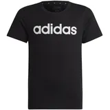 Adidas Mädchen T-Shirt (Short Sleeve) G Lin T, Black/White,