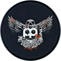 Meinl Percussion Meinl Cymbals Drum Jawbreaker Practice Pad 6 Zoll (15,24cm) Schlagzeug Trommel Übungspad – Medium Rebound, Natürliches Spielgefühl – Schlagzeug Zubehör, Schwarz (MPP-6-JB)