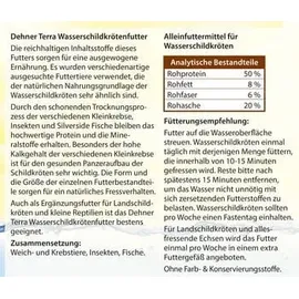 Dehner Terra Wasserschildkrötenfutter,