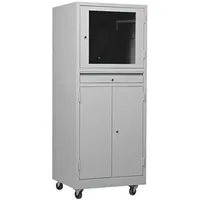 Gürkan PC-Schrank grau