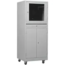 Gürkan PC-Schrank grau