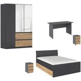Rauch Jugendzimmer-Set RAUCH "Komplettzimmer Schlafzimmer-Set (5-St.