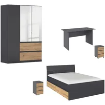 Rauch Jugendzimmer-Set RAUCH "Komplettzimmer Schlafzimmer-Set (5-St.