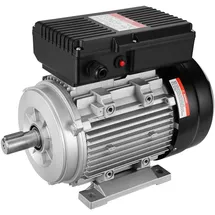 Vevor 1,1 kW Elektromotor 2800 U/min, AC 220–240 V 7,1 A, 90 S, B3-Rahmen, Luftkompressormotor einphasig, 24 mm Keilwelle,