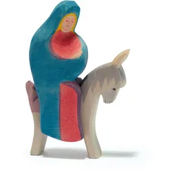 Ostheimer Maria auf dem Esel Holzfigur