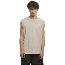 URBAN CLASSICS Open Edge Sleeveless Tee - Beige