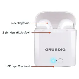Grundig In Ear Ohrhörer Weiß