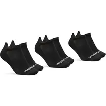 GripGrab Classic No Show Sneakersocken 3 Paare Schwarz EU 41-44