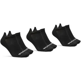 GripGrab Classic No Show Sneakersocken 3 Paare Schwarz EU 41-44
