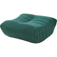 [en.casa] Fußhocker Kodsø 35x80x65 cm Cord Grün