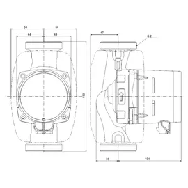 Grundfos Hocheffizienzpumpe Alpha1 32-40 180mm