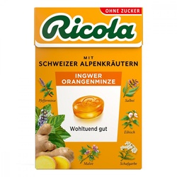 Ricola O.z.box Ingwer Orangenminze Bonbons