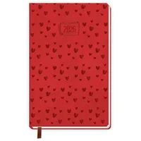 Trötsch Verlag Trötsch Taschenkalender A6 Soft Touch Herzchen 2026