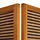 Homestyle4u Paravent Braun, Holz, 120x200x2 cm Wohnzimmer, Raumteiler | Paravents, Paravents